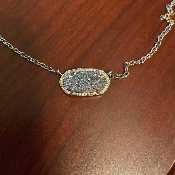 Kendra Scott Elisa Druzy Necklace - Picture 8 of 10